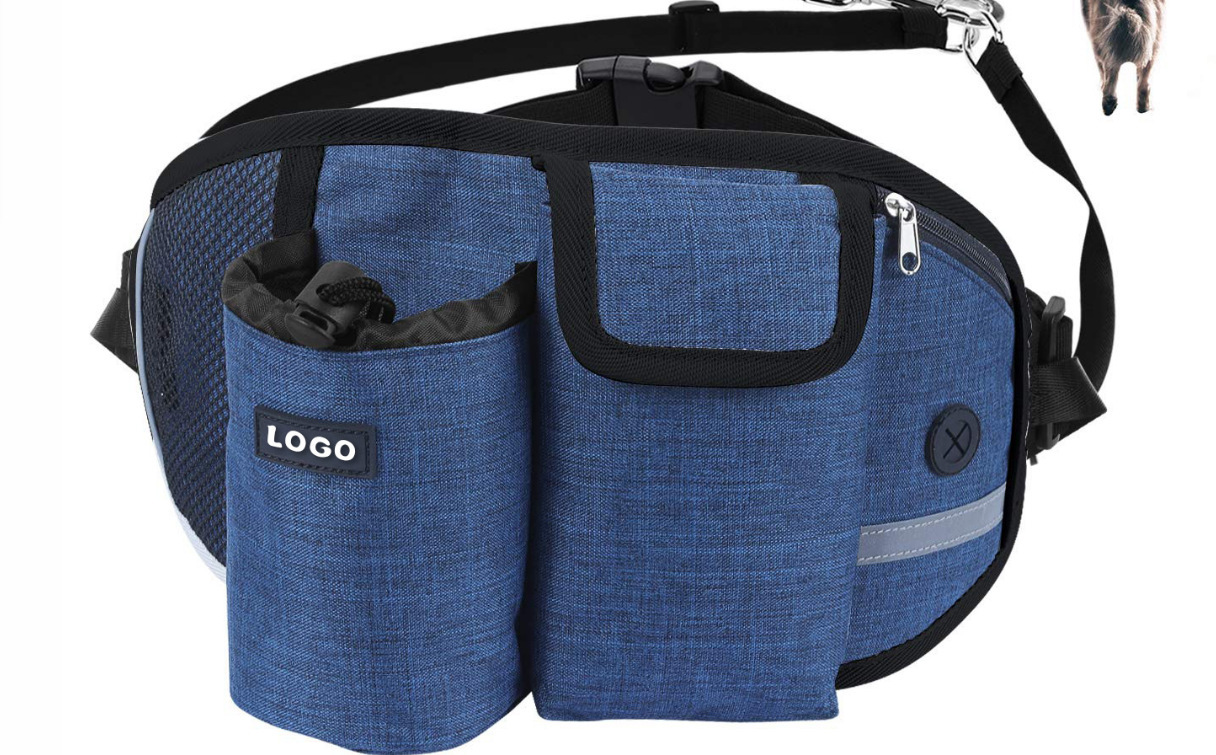Dog Training Leash Waist Bag Hands-Free Outdoor Pet Running Walking Leash Portable Dog Food Water Cup Storage Bags - Image 10