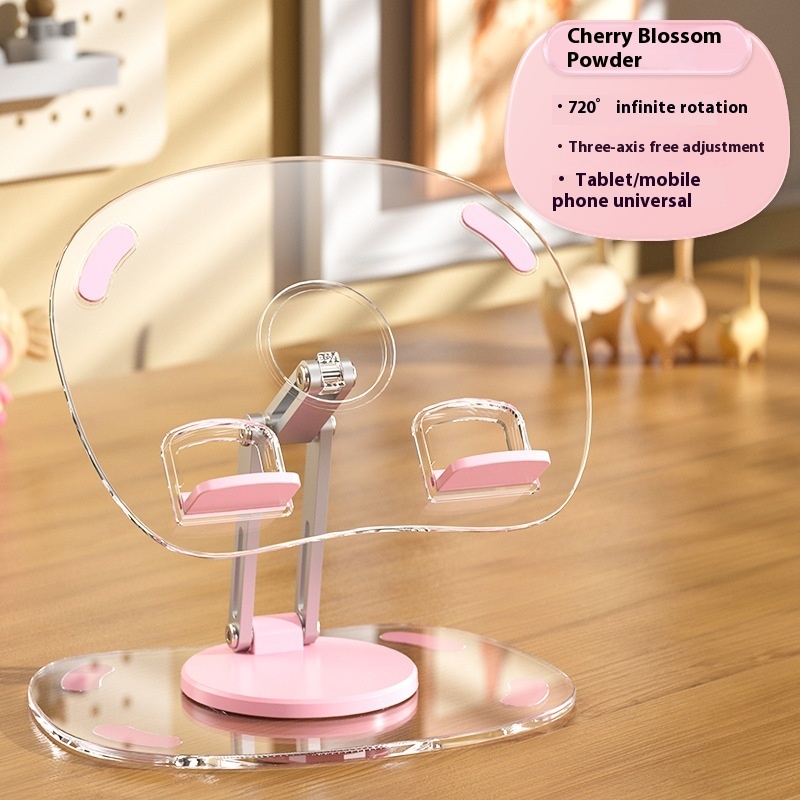 Tablet Computer Stand Aluminum Alloy Desktop Lazy Metal Cellphone Holder - Image 4