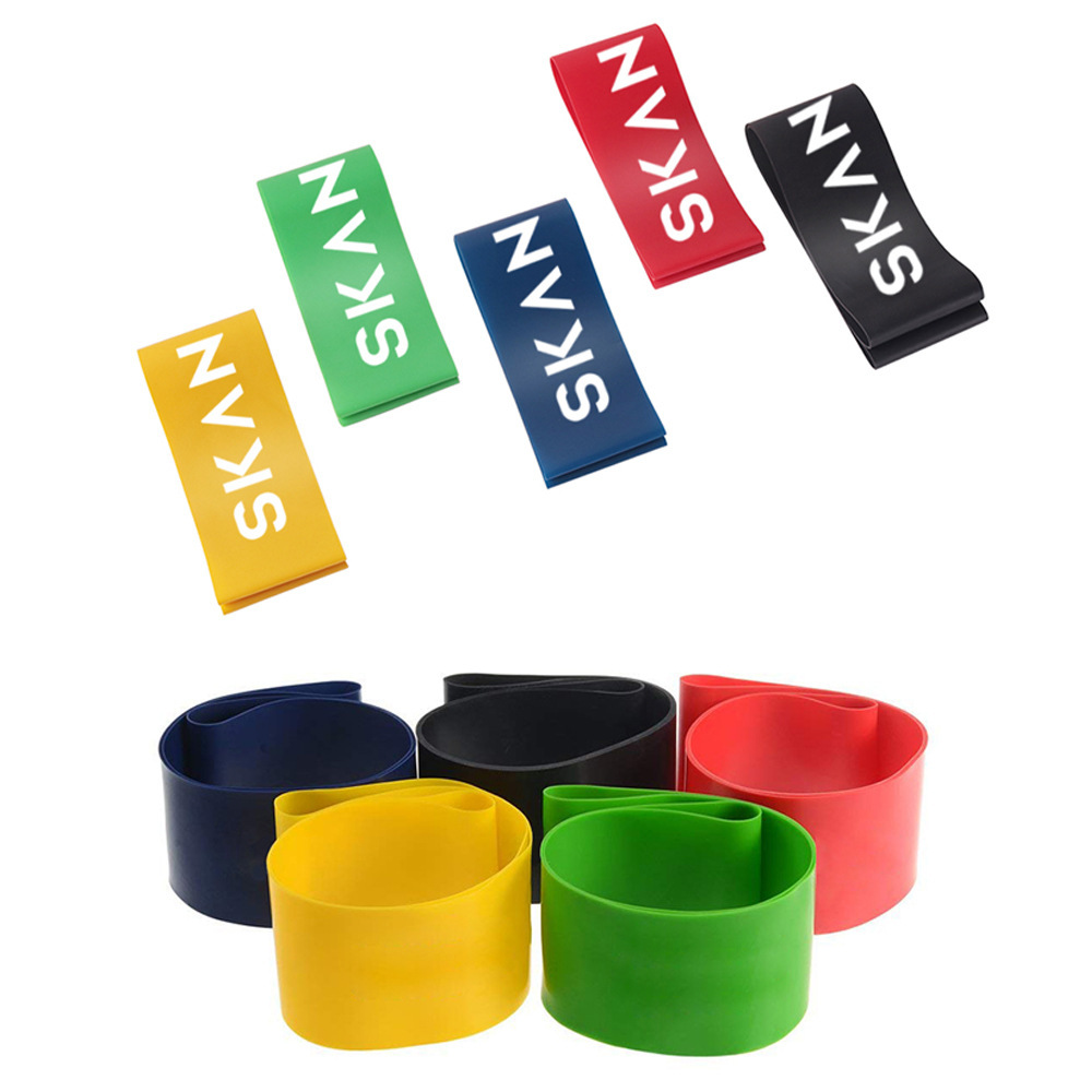 5 Level Resistance Rubber Bands Yoga Training Elastic Bands - Image 9