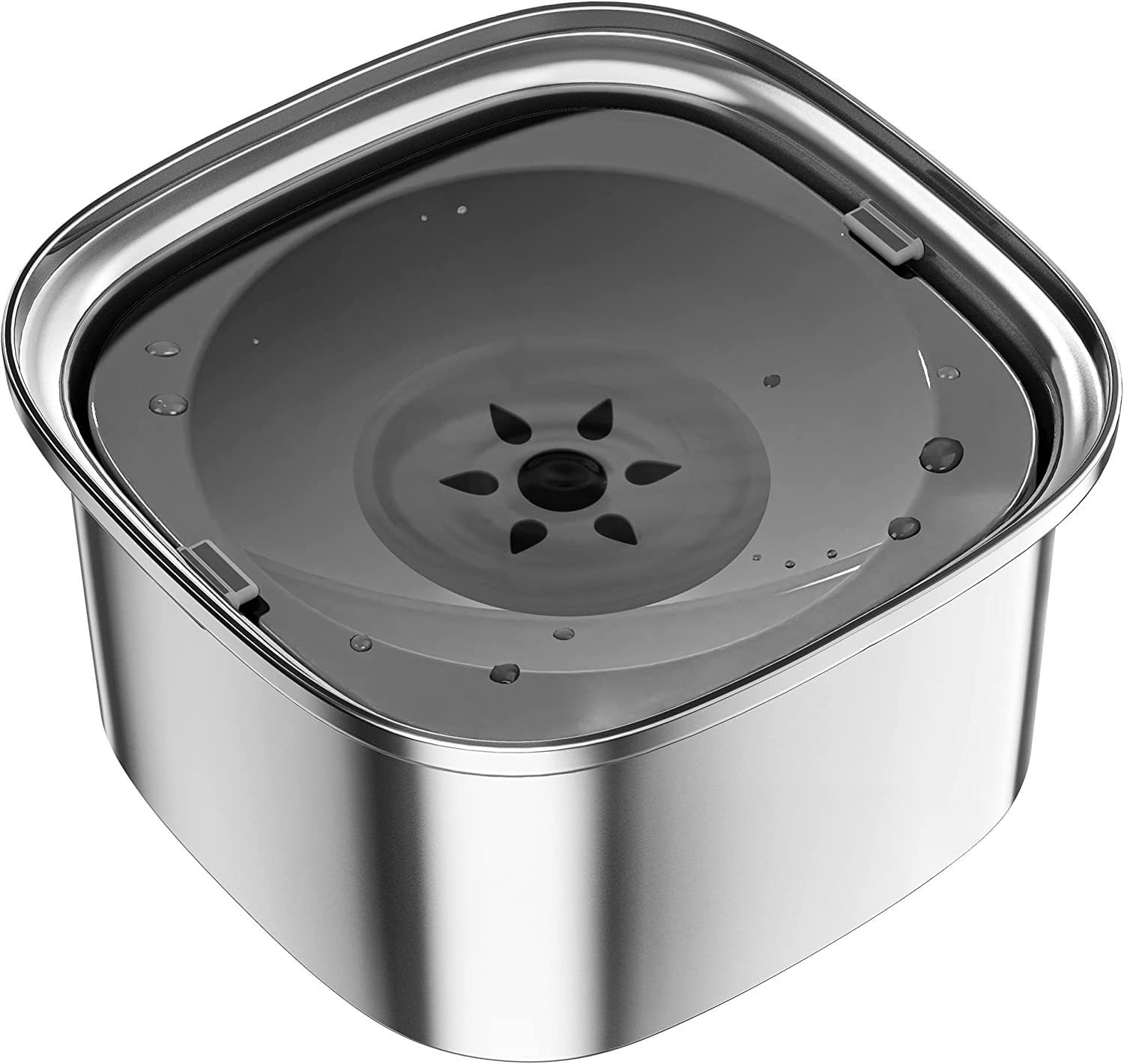 Pet Stainless Steel Water Bowl Large Capacity Floating - Image 10