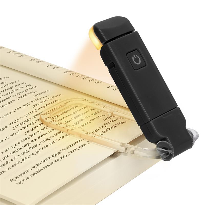 LED USB Rechargeable Book Reading Light Brightness Adjustable Eye Protection Clip Book Light Portable Bookmark Read Light - Image 10