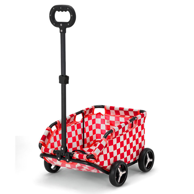 Pet Stroller Dog Cat Trolley Out Small Pet Cart Portable Foldable Storage Car - Image 5
