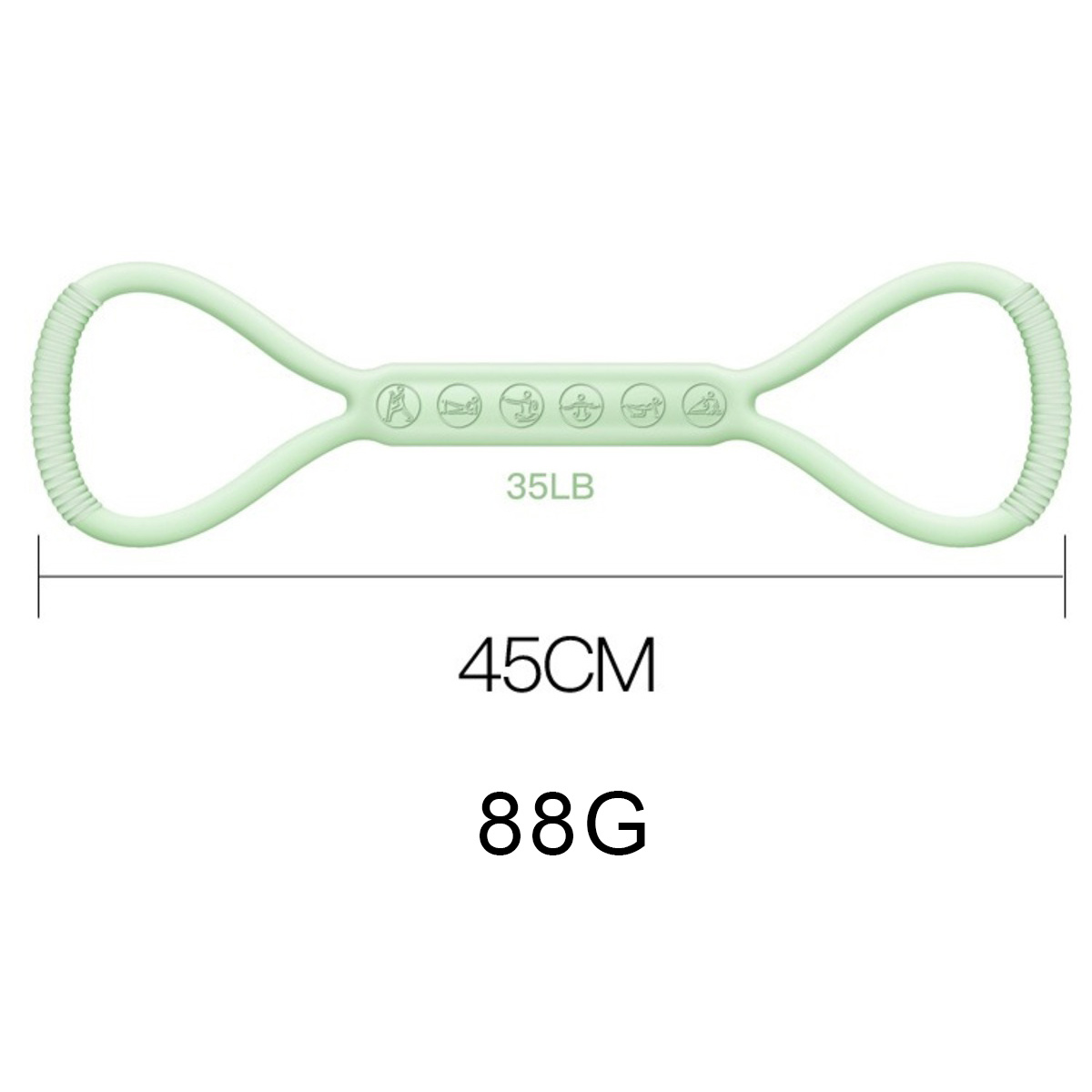 8-character Puller, 8-character Silicone Yoga Auxiliary Home Elastic Band Mini Band Kit, A Set Of 3, Light Three Medium, And Heavy Lower Body Loop Resistance Bands For Legs And Booty - Image 7