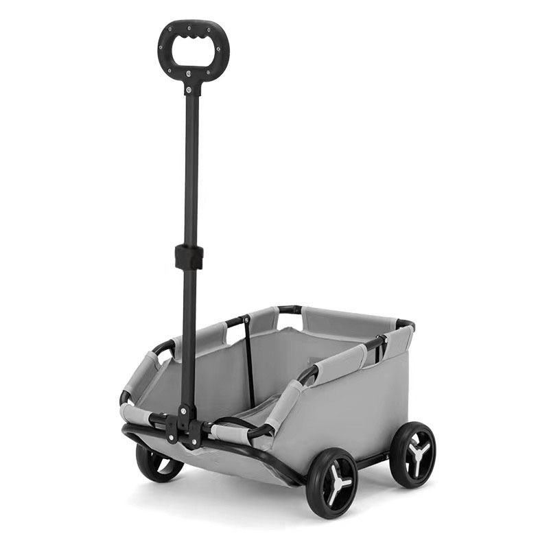Pet Stroller Dog Cat Trolley Out Small Pet Cart Portable Foldable Storage Car - Image 7