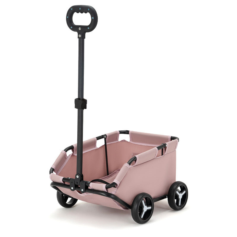 Pet Stroller Dog Cat Trolley Out Small Pet Cart Portable Foldable Storage Car - Image 2