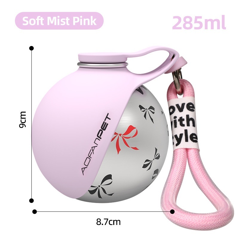 Creative Portable Outdoor Pet Stainless Steel Water Cup Small Dog Water Bottle Convenient Dog Drink Dispenser Puppy Travel Portable Water Bowl Pet Products - Image 5