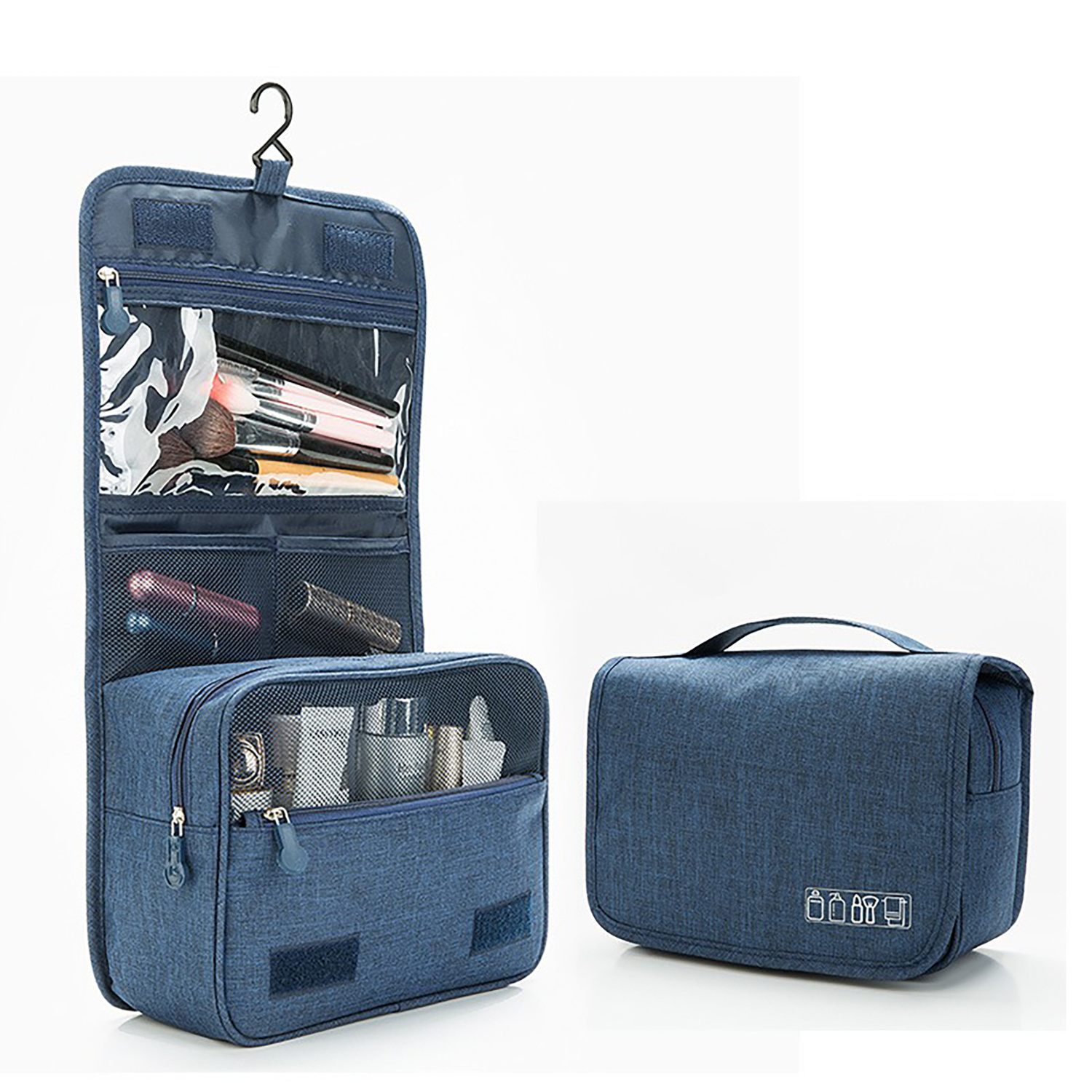 Travel Hanging Toiletry Bag Travel Kit Shaving Bag Waterproof Large Makeup Bag Wash Bag Makeup Organizer Cosmetic Case Puffy Makeup Cosmetic Bag Organizer, Carry-on Travel Accessories - Image 10