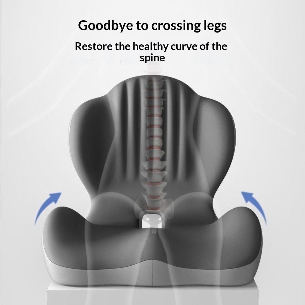 Ergonomic Lumbar Support Seat Cushion - Posture Correcting Memory Foam Chair Pad for Students Office Home Use - Image 8