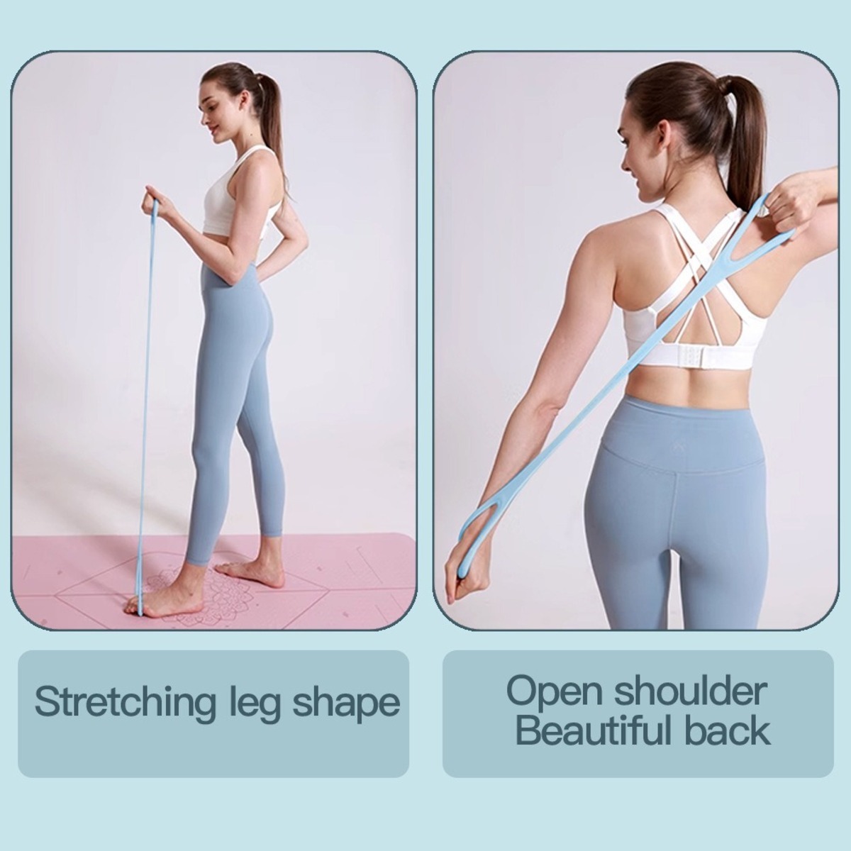 8-character Puller, 8-character Silicone Yoga Auxiliary Home Elastic Band Mini Band Kit, A Set Of 3, Light Three Medium, And Heavy Lower Body Loop Resistance Bands For Legs And Booty - Image 8