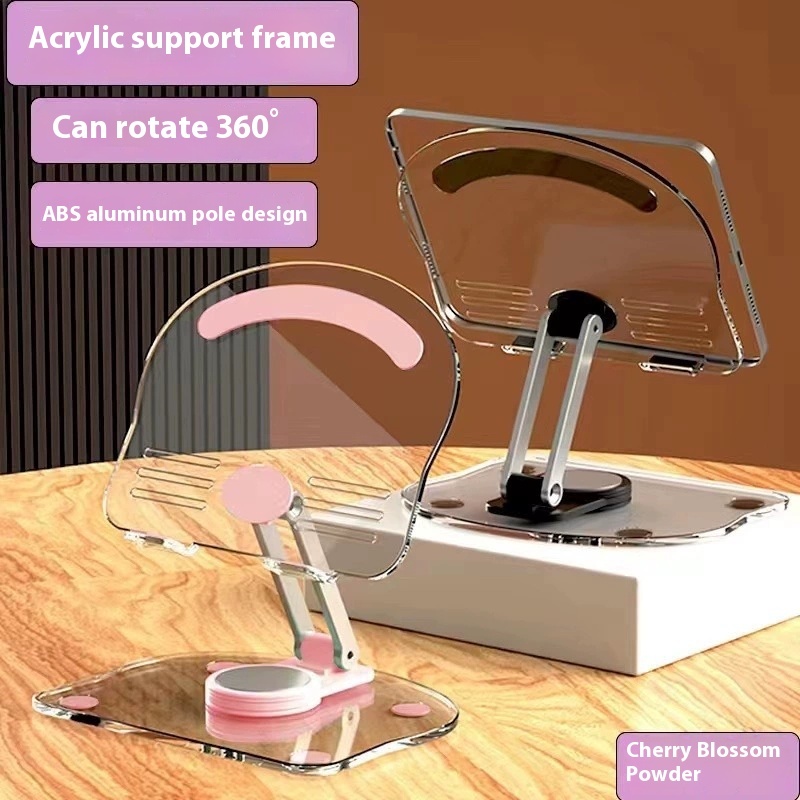 Tablet Computer Stand Aluminum Alloy Desktop Lazy Metal Cellphone Holder - Image 6