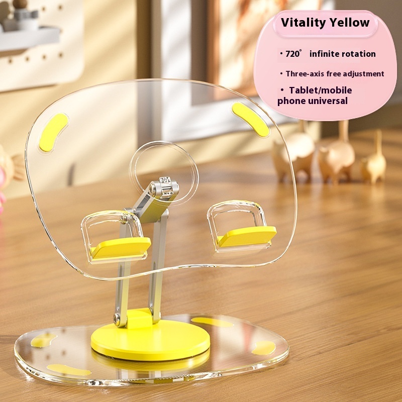 Tablet Computer Stand Aluminum Alloy Desktop Lazy Metal Cellphone Holder - Image 7